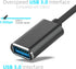 Mini USB OTG Cable for Digital Cameras - USB A Female to Mini USB B 5-pin Male Adapter Braided Cable...
