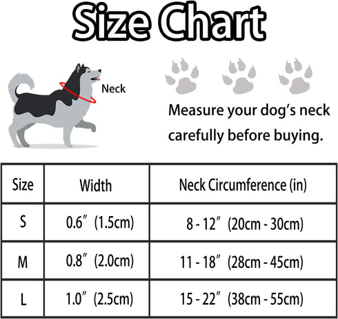 Dog Collar Reflective, Multi-Colored Stripe Dog Collar, Soft Adjustable Dog Collars with Metal Buckle for Small Medium Large Dogs, Perfect Pet Col...