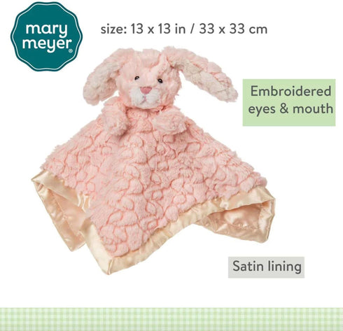Mary Meyer Baby Lovey Putty Nursery Newborn & Toddler Boys and Girls Security Blanket Stuffed Animal Soft Snuggle Toy, 13 x 13-Inches, Pink Bunny...