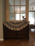 Damanni Beige Cotton Handmade Crochet Lace Tablecloth Doilies Table Overlay,Round,35 Inch...