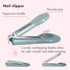 Baby Nail Kit, 4-in-1 Baby Nail Care Set with Cute Case, Baby Nail Clipper, Scissor, Nail File & Tweezer, Baby Manicure Kit and Pedicure kit for N...
