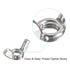 uxcell 5/16"-18 Wing Nut 25 Pcs, 304 Stainless Steel Butterfly Wing Nuts Fasteners Parts Hand Twist Tighten Wing Nuts for Machinery Electronic Equ...