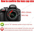MOSTOS ; Brings Superior® - 52mm Lens Cap for Nikon Camera - Replacement Lens Cap for AF-S DX Nikkor 35 mm f/1.8G Prime Lens Nikon DX Nikkor 18-55...