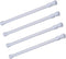 Cupboard Bars Tension Rods, 4 Pack Spring Tensions Rods 7-10.6 Inch Steel Adjustable Tension Curtain Rod Shower Rod Closet Rod Window Rods...