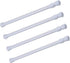 Tension Rods, 4 Pack Adjustable Spring Steel Cupboard Bars Tension Curtain Rod 9.8-15.7 Inches Shower Rod Closet Rod Tensions Rod Extendable Width...