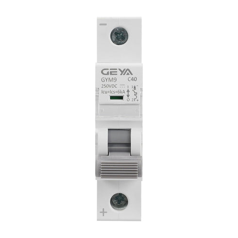 Mini Circuit Breaker DC,Din Rail 6KA DC MCB (1P 40A 250VDC)...