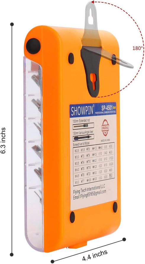 Mini Screwdriver Set, Torx Bit Set with T3 T4 T5 T6 T7 T8 T9 T10 T15 T20 Security Torx Bit, Computer repair tool kit with Phillips Head Screwdrive...
