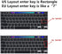 Se7enline Compatible with MacBook Keyboard Cover for 2019-2021 Mac Pro 13 inch & 2020-2024 Mac Pro 16 inch Keyboard Protector MacBook Pro A2141/A2...