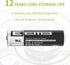 EEMB ER14505 Nonrechargeable 3.6V Lithium Battery Li-SOCL? AA Size 2600mAh High Capacity UL Certified Single-Use 3.6V Lithium Thionyl Chloride Bat...