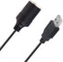 Apoi USB A Male to 12V Car Cigarette Lighter Socket Female Step Up Cable Inverter Converter for Lighters Driving Recorder and More-Black (1.96FT/0...