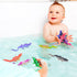 10Pcs Alligator Toy Animal Figure Bath Toys, Color Changing Crocodile Toy, Stress Relief Toys Adults, for Kids 3 Years and up, Water Table Toys fo...