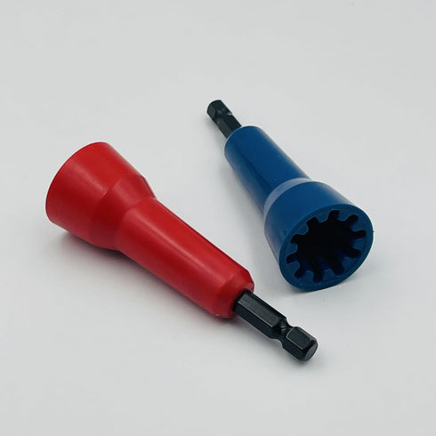 Red Wire Twister, Efficient Usability Twisting Tool, Lightweight Portable Drill Wire Stripper Twisting Wire Connector for Home Hand Tools...