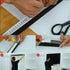 Temporary Blinds, Vertical Pleated Blinds No Drilling Self Adhesive Blinds Easy to Install Fits Blinds Window Roller for Bathroom Kitchen Living R...
