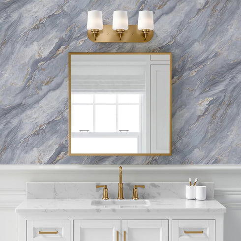 Marble Contact Paper for Countertops, 15.7''x157.5'' Marble Wallpaper Peel and Stick Marble Countertop Peel and Stick for Kitchen Countertop Vinyl...