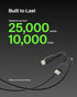 Belkin USB-C to USB-C Cable (2M/6.6ft), USB-C Fast Charging Cable for iPhone 15, iPhone 15 Pro, iPhone 15 Pro Max, iPhone 15 Plus, Galaxy S24, S23...