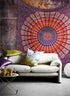 Popular Handicrafts Tapestry Wall Hanging Hippie Mandala Bohemian Hippy Psychedelic Design Indian Peacock Meditation Gypsy Tapestries Bedspread 54...