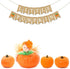 Jute Burlap Little Pumpkin Banner Fall Baby Shower Gender Reveal Birthday Party Garland Decoration...