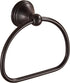 WOLIBEER Bronze Towel Ring,Bathroom Hand Towel Holder Oil Rubber, Round Hand Towel Rack Hanger Wall Mounted Farmhouse Bath Accessories...
