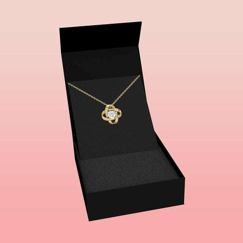 Gold Plated Necklace for Her, Women Gift for Girlfriend, Mom, Wife, Daughter, Sister and Granddaughter In Birthday, Anniversary Or Valentine's Day...