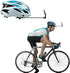 Cycling Accessories, Bike Helmet Mirror 360° Adjustable Lightweight Rearview Mirror for Cycling Riding Motorcycle...