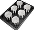 100 Pack Muffin Liners Baking Paper Cups Black and White Stripes Cupcake Liners Elegent Muffins Baking Cups Cupcake Wrappers for Birthday Parties,...