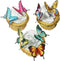Set of 24 Piece 2" Edible Wafer Paper Big Colorful Butterflies for Cake/Cupcake (colorful)...
