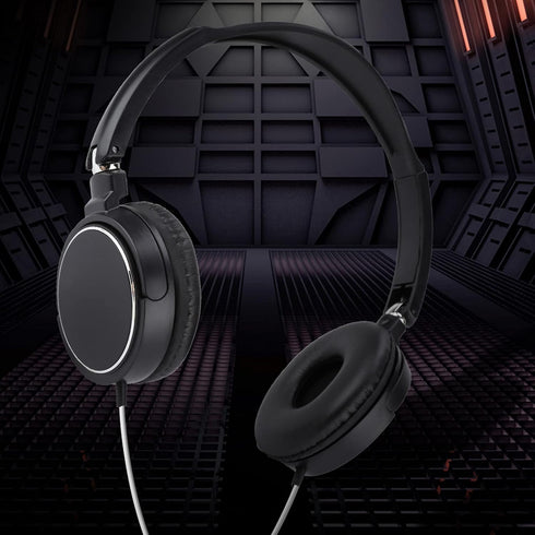 Over Ear Wired Headphones, Foldable Compact Earphones Lightweight Stereo HiFi Music Headsets Support TF Card Phones Laptops Recording Podcast Guit...