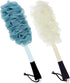 2 Pack Back Scrubber for Shower, Back Loofah with Non-slip Handle, Shower Loofah with Handle, Soft Loofah Sponge for Men Women Elderly Kids (2 Pac...