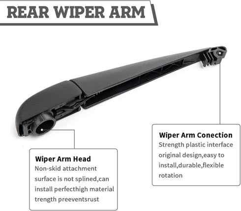 Rear Wiper Arm Blade Nut Set Replacement for Jeep Grand Cherokee 2014-2022,Rear Wiper Cover Accessories Assembly, Wiper Cap Set for Back Windshiel...