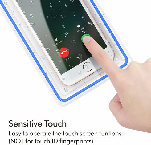 Universal Waterproof Phone Pouch, 4-Pack IPX8 Waterproof Phone Lanyard Case Compatible with iPhone 15 14 13 12 11 Pro Max Pro Plus, Galaxy S23 S22...