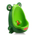 Cute Frog Potty Training Urinal for Boys with Funny Aiming Target - Blackish Green...