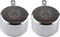 Honey Bear Kitchen 1 Cup 240 ml Measuring Scoop Cups, Polished Stainless Steel (Set of 2)...