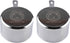 Honey Bear Kitchen 1 Cup 240 ml Measuring Scoop Cups, Polished Stainless Steel (Set of 2)...