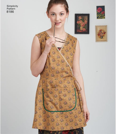 Simplicity 8186 Frock and Slip Dress Sewing Pattern for Women by Dottie Angel in Sizes P5 (12-20)...