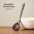 Gudamaye Pakkawood Rainbow Deep Soup Ladles,Pakkawood Ladle,10.6 inch Big Soup Ladle for Cooking,Deep Ladle Spoons,Wood Ladle, Wood Kitchen Utensi...