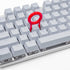 Granvela ABS Keycaps Set for Mechanical Keyboards, 104 Keys | for RGB Backlit | ANSI US-Layout | Campatible with 100% 75% 65% 60% MX Keyboard- Lig...