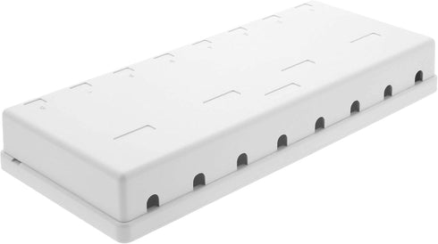 Networx Keystone Jack Surface Mount Boxes (8 Port, White)...
