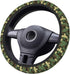 Green Steering Wheel Cover for Men,Green Camouflage Print 14.5 Steering Wheel Cover Protector Non Slip Durable Universal Automotive Accessories Ca...
