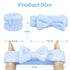 6 Pcs Makeup Headband,Headband For Washing Face,Spa Headband For Washing Face And Matching Wristbands,Cute Style, Teen Girls Fuzzy Skincare Headba...