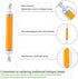 118mm 20W R7S LED Bulb (4 Pack) 200W Halogen Equivalent 118mm J-Type High Brightness 20W 120V R7S Base 3000K Warm White J Type T3 118mm Double End...