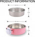 Crate Water Bowl No Spill Water Bowl for Dog Crate Kennel Water Bowl Hanging Pet Cage Bowls with Bolt Holder for Dog, Puppy, Cat, Rabbit, ect?PINK...
