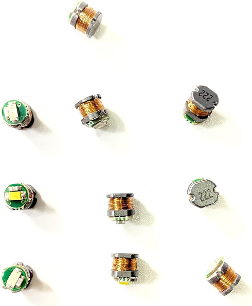 Taidacent 24V 200mm Wireless Led Coil Wireless LEDs and Inductive Induction Coil Charger Module for Creative 3D Ring Night Light (Only 10 White Wi...