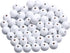 100 White Round Wooden Beads, 20mm Painted Loose Beads Smooth Spacer Beading Supplies for Garland Jewelry Necklace/Bracelets(4mm Hole)...