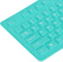 ASHATA Foldable Silicone Keyboard USB Wired Keyboard Mute Waterproof Rollup Keyboard for PC Laptop Notebook, 2 Color, 108 Keys(Green)...