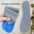 1Pair Blue Silicone Gel Reusable Honeycomb Full Length Non Slip Comfort Sports Insole Air Cushion Damping Shoe Pad Cushion Shoe Inserts for Men Wo...