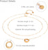 Gold Layered Necklaces for Women, 18K Real Gold Plated Necklaces for Women Trendy, Dainty Circle Pendant Waterproof Necklace, Simple Gold Necklace...