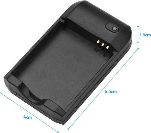 Andoer NP-6L Battery Charger with LED Indicator Light + 2 x NP-6L 3.7V 700mAh Batteries with USB Charging Cable......