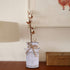 7.5" High Decorative Vase with Unique Heart-Shaped and Rope Design, Galvanized Finish- Rustic Decorated for Living Room, Bedroom, Kitchen (Grey)...