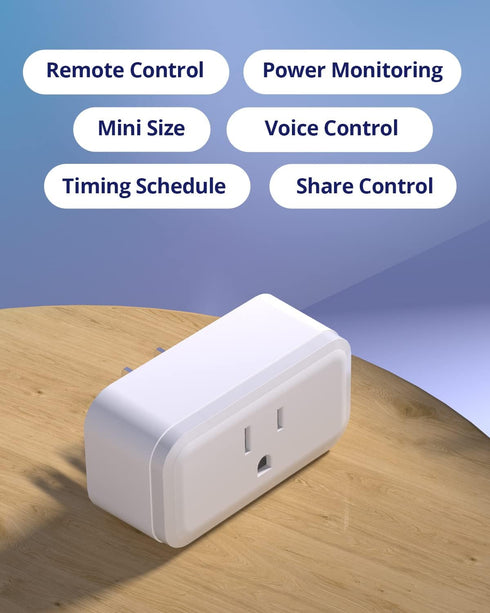SONOFF S40 WiFi Smart Plug with Energy Monitoring, 15A Smart Outlet Socket ETL Certified, Work with Alexa & Google Home, IFTTT Supporting, 2.4Ghz ...