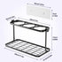 Hair Dryer Holder Wall Oragnizer: 3 in 1 Hair Tool Oragnizer - Adhesive Blow Dryer Storage - Adjustable Height Bathroom Organizer Basket for Hair ...